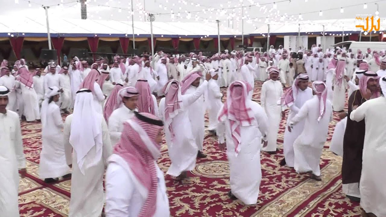 الاستقبال بحفل الشاعر حمود السمي جزء 1