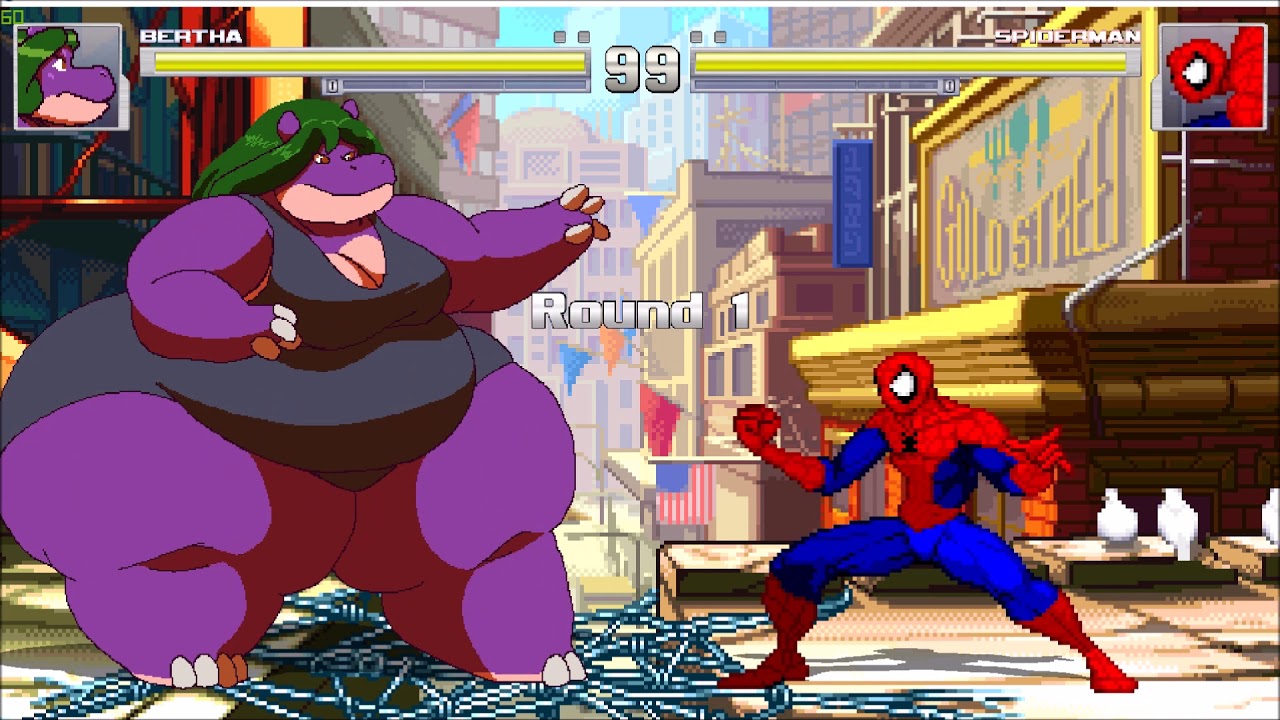 Bertha vs Spider-Man