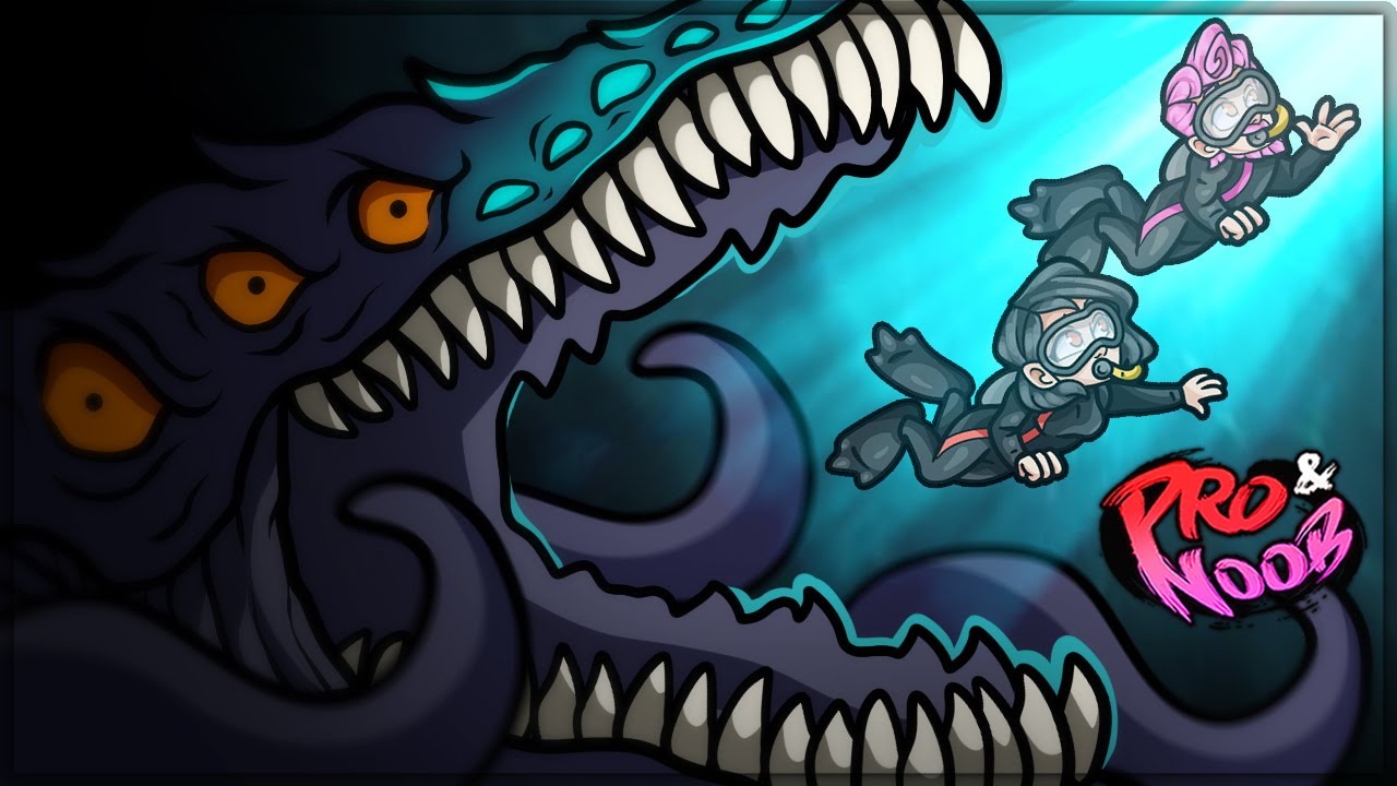 GARGANTUAN LEVIATHAN IS HERE - Pro and Noob VS Subnautica! (Return of the Ancients Mod)