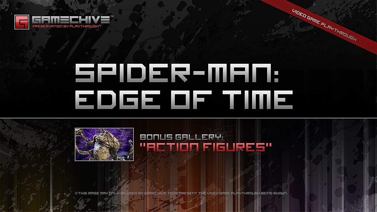 Spider-Man: Edge of Time (Bonus Gallery: Action Figures, 100% Collected) PS3 Gamechive