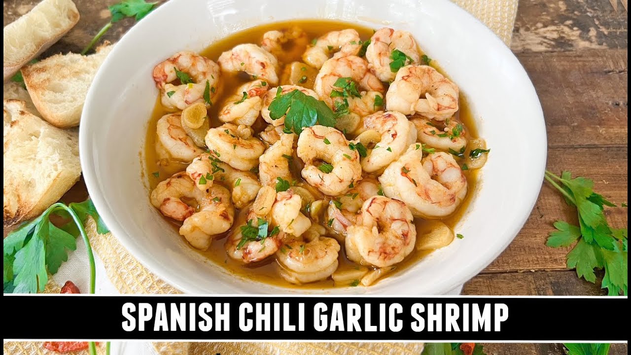 Spanish Chili Garlic Shrimp | CLASSIC Gambas al Pil Pil Recipe