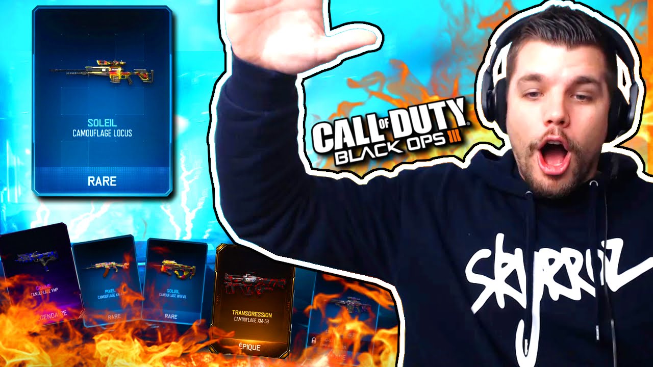 BLACK OPS 3: RAVITAILLEMENT RARE VS STANDARDS