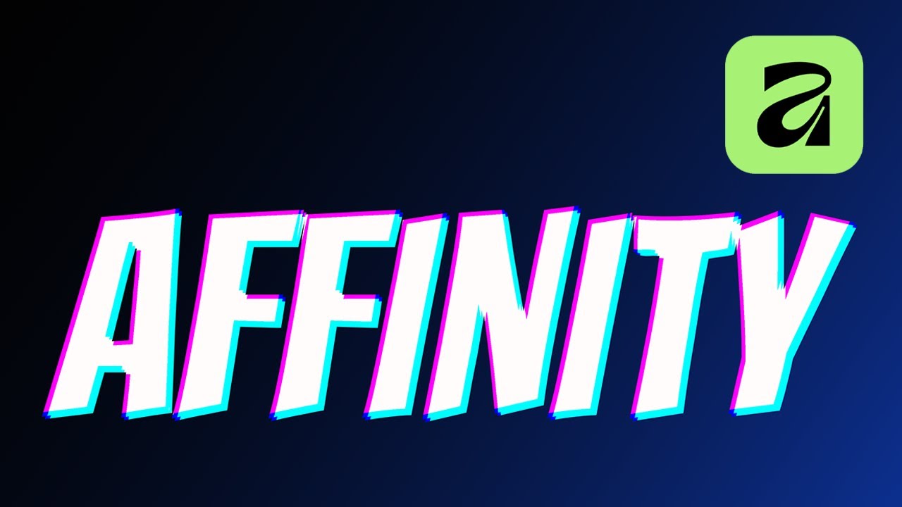 Como Fazer o Efeito de Texto Glitch no Affinity