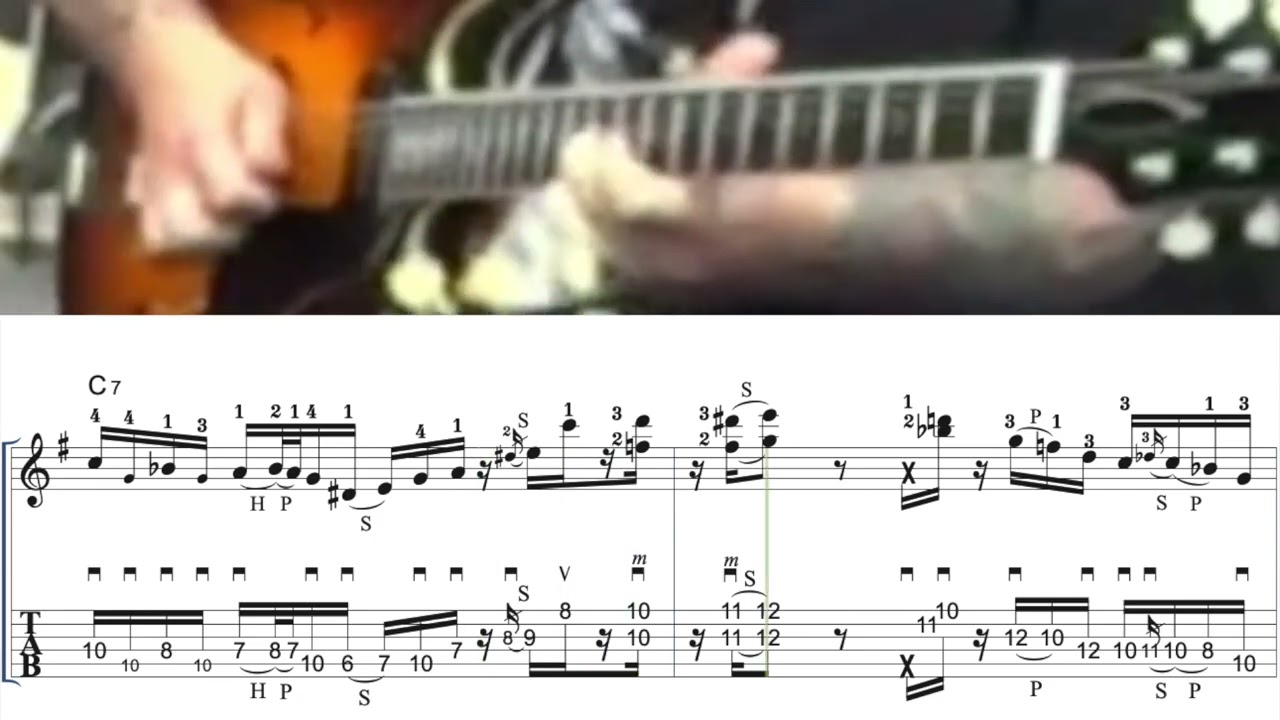 Josh Smith’s Funk Blues Solo - TAB