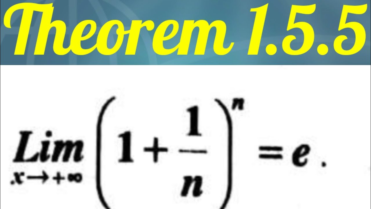 12th Class Math || Ch 1 Function and Limits || Theorem no 1.5.5  ||  Ch 1 - Limit of a function