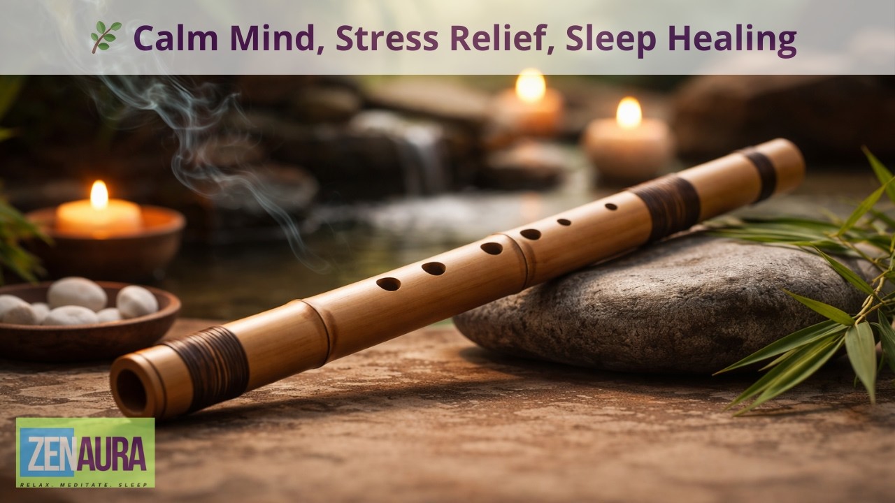 Deep Zen Flute Music for Relaxation, Meditation & Spa 🌿 Calm Mind, Stress Relief, Sleep Healing