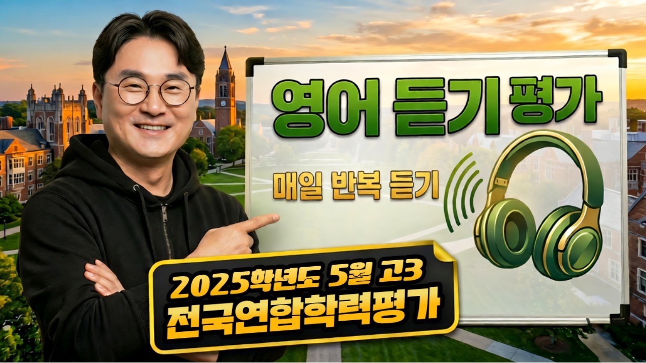 2025학년도 5월 고3 전국연합학력평가 영어영역 듣기평가 FULL｜실전 그대로｜고3·N수생 필수 연습