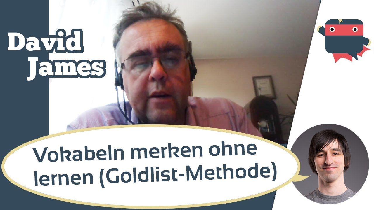 ᐅ Vokabeln lernen ohne zu lernen? Mit der Goldlist Method von David James entfällt jegliches Pauken