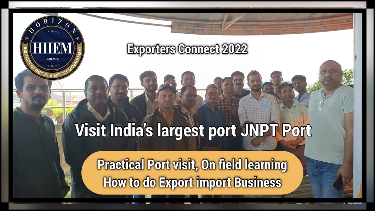 JNPT port Visit India&rsquo;s larger Port | Practical visit how to do Export import | By Sagar Agravat.