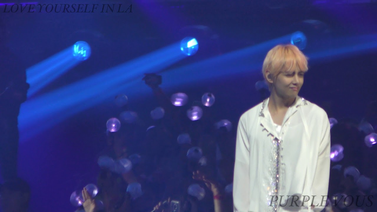 180905 BTS RUN V Focus (4K) @ LOVE YOURSELF IN LA