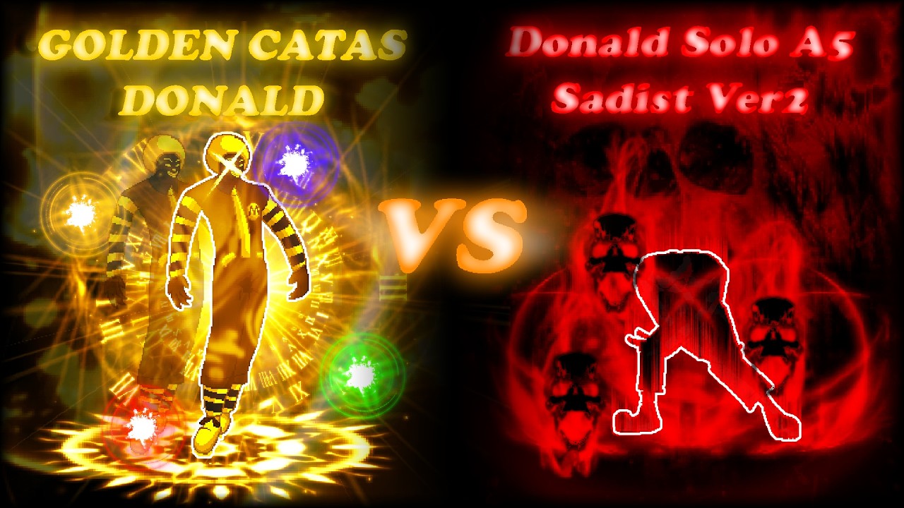 [MUGEN 1.0] Golden Catas Donald (12p) VS Donald Solo A5 Sadist V2 (Null Patch)
