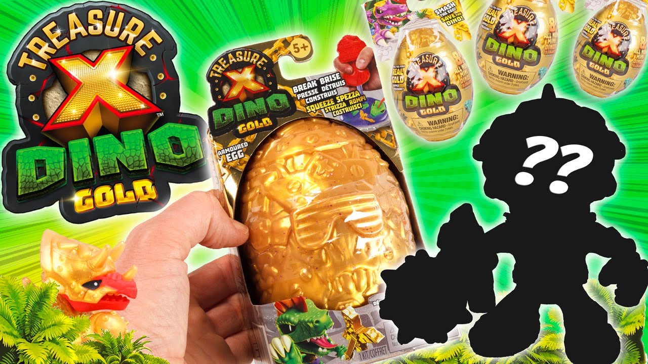 TRESOR X DINO GOLD ARMOURED EGGS Episode 2: J'ouvre mes derniers oeufs de cette série