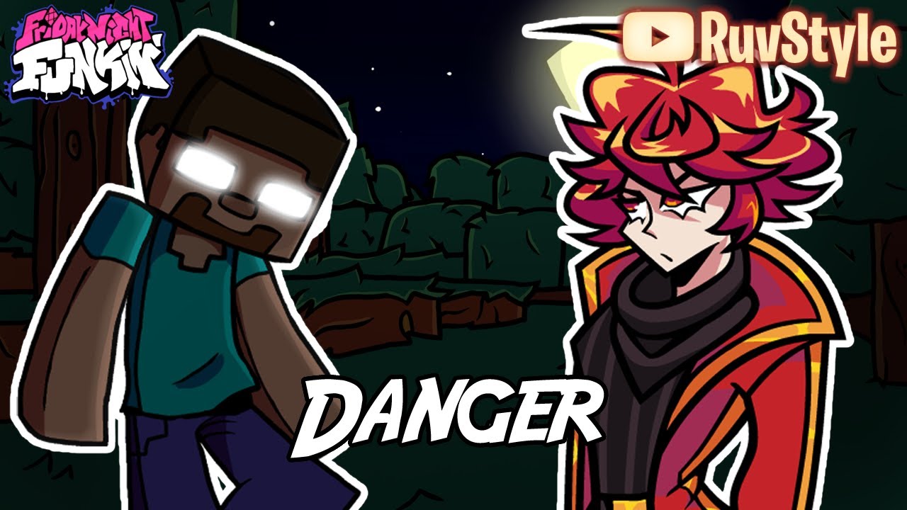 FNF Danger but Ruvstyle vs Herobrine