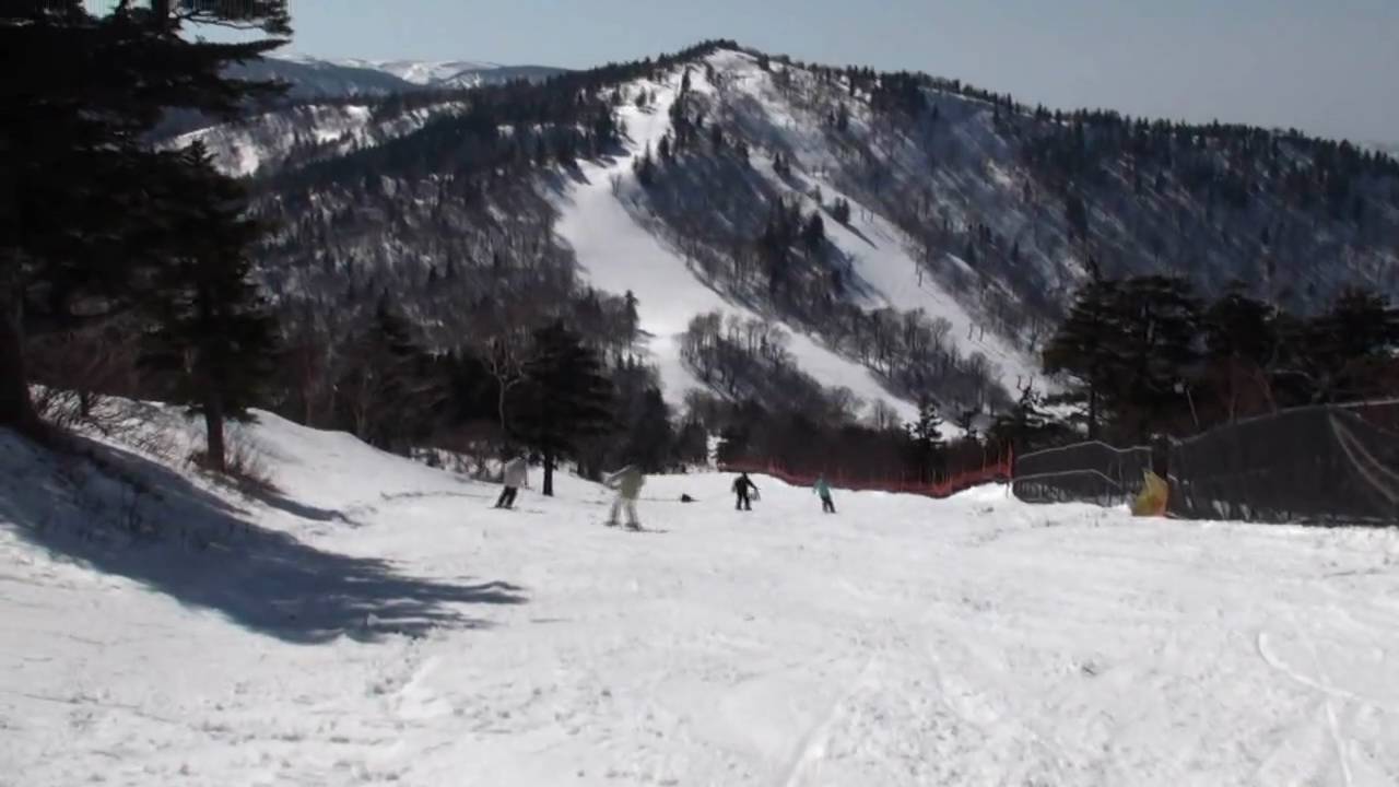 2010年4月4日の安比高原スキー場の様子