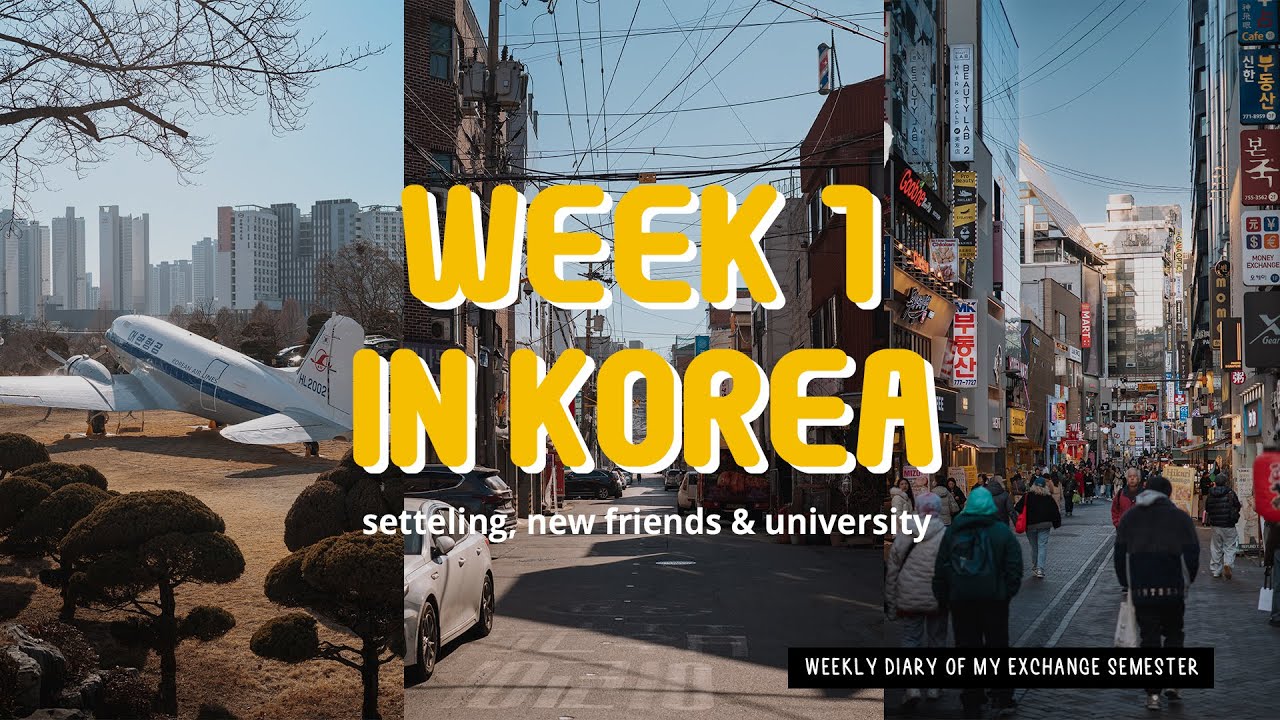 My first week as an Exchange Student in Korea 🇰🇷 | New Friends, Seoul & a spontaneous Ski Trip