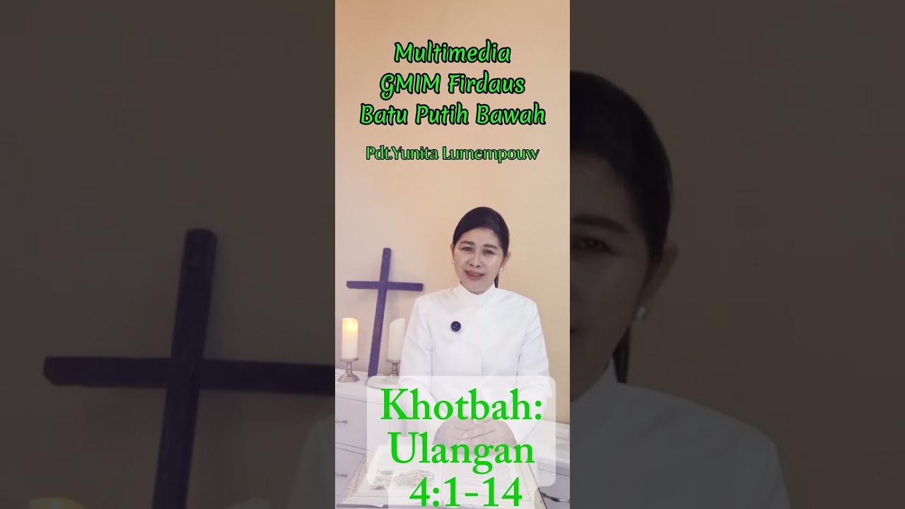 Khotbah ULANGAN 4:1-14
