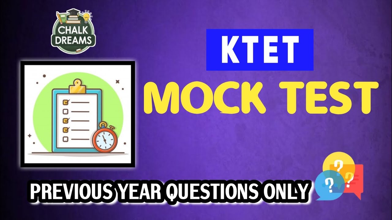 KTET Mock Test | Exam Preparation | CHALK DREAMS #ktet #exam