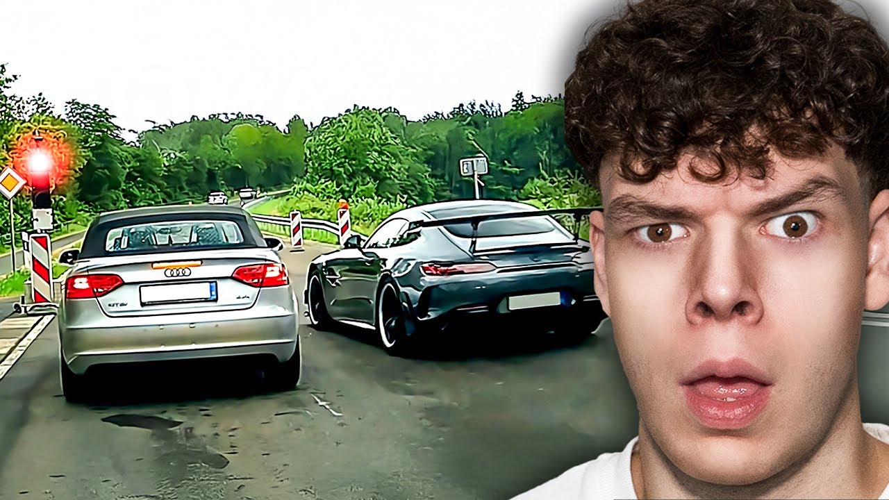 Dreister AMG-Fahrer f&auml;hrt &uuml;ber Rot&hellip; (Dashcam Reaction)