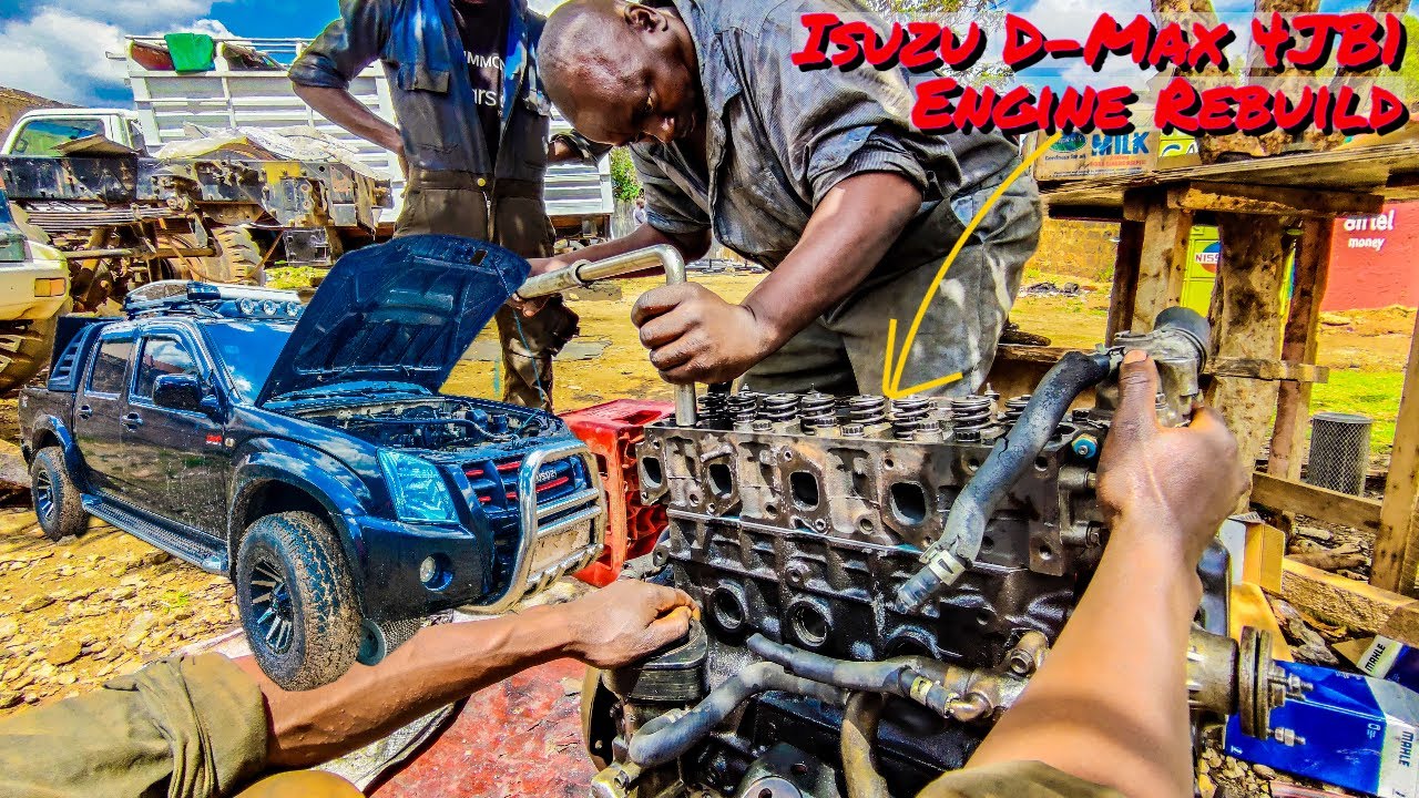 How To Rebuild  Isuzu D-Max 4JB1 Engine From Start to Finish:
