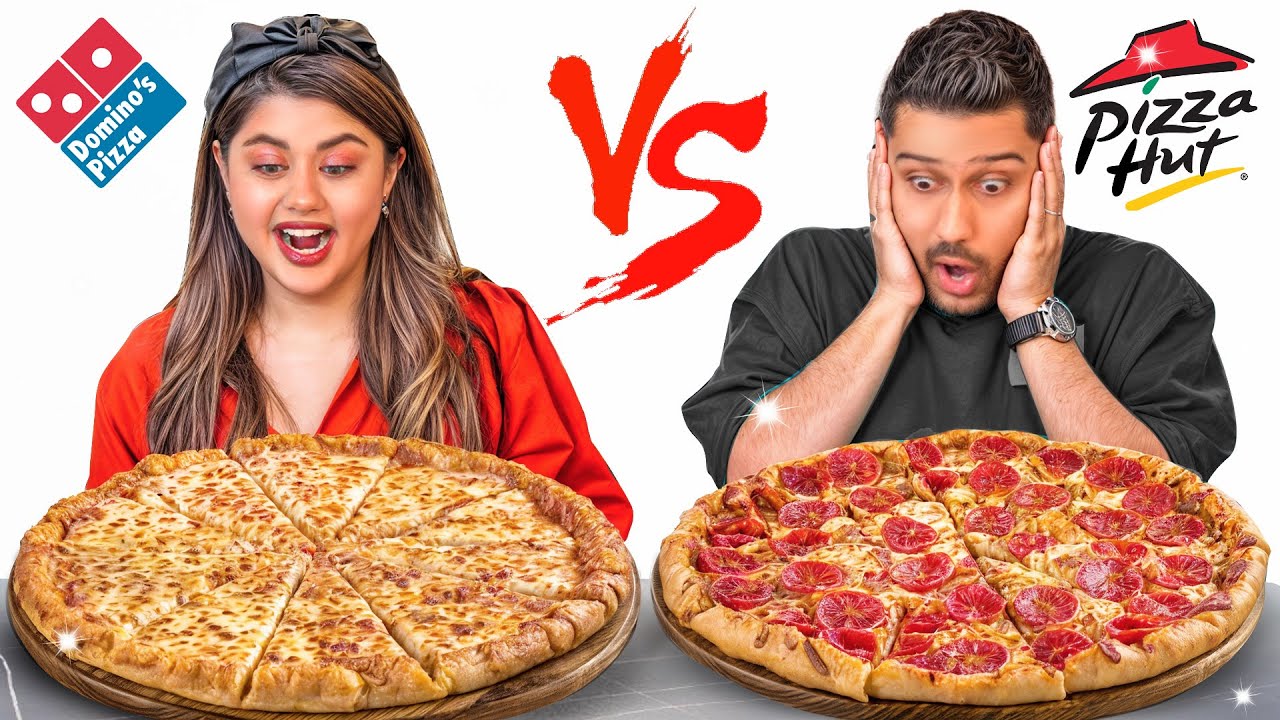 بهترین پیتزای جهان دومینوز یا هات ؟؟🍕