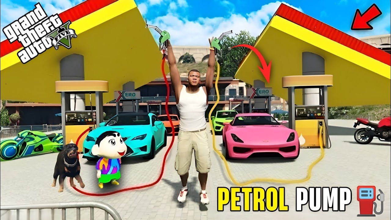 GTA 5 : Franklin's Petrol Pump Attacked By Avengers || Episode # 03 || Afaq Hub