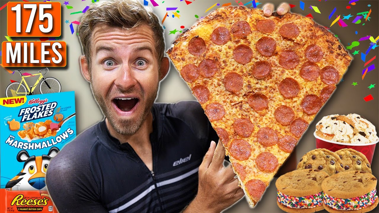 Erik Ate WHATEVER He Wanted After Biking 175 Miles!