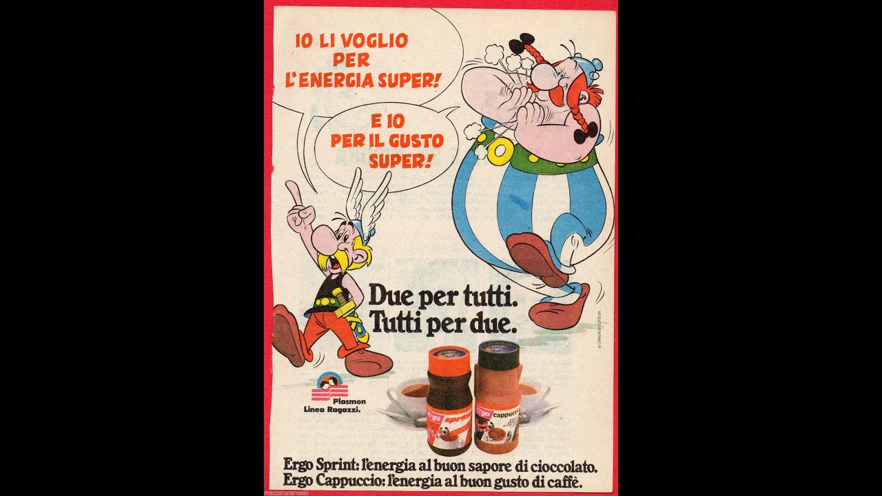 4 - ERGO SPRINT, ERGO CAPPUCCIO e ERGO SPALMA - merende scomparse anni 70-80