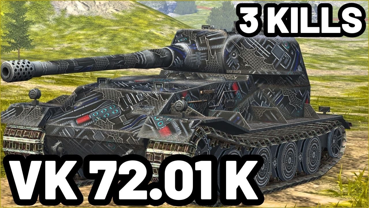 VK 72.01 K | 7.5K DAMAGE | 3 KILLS | WOT Blitz Pro Replays