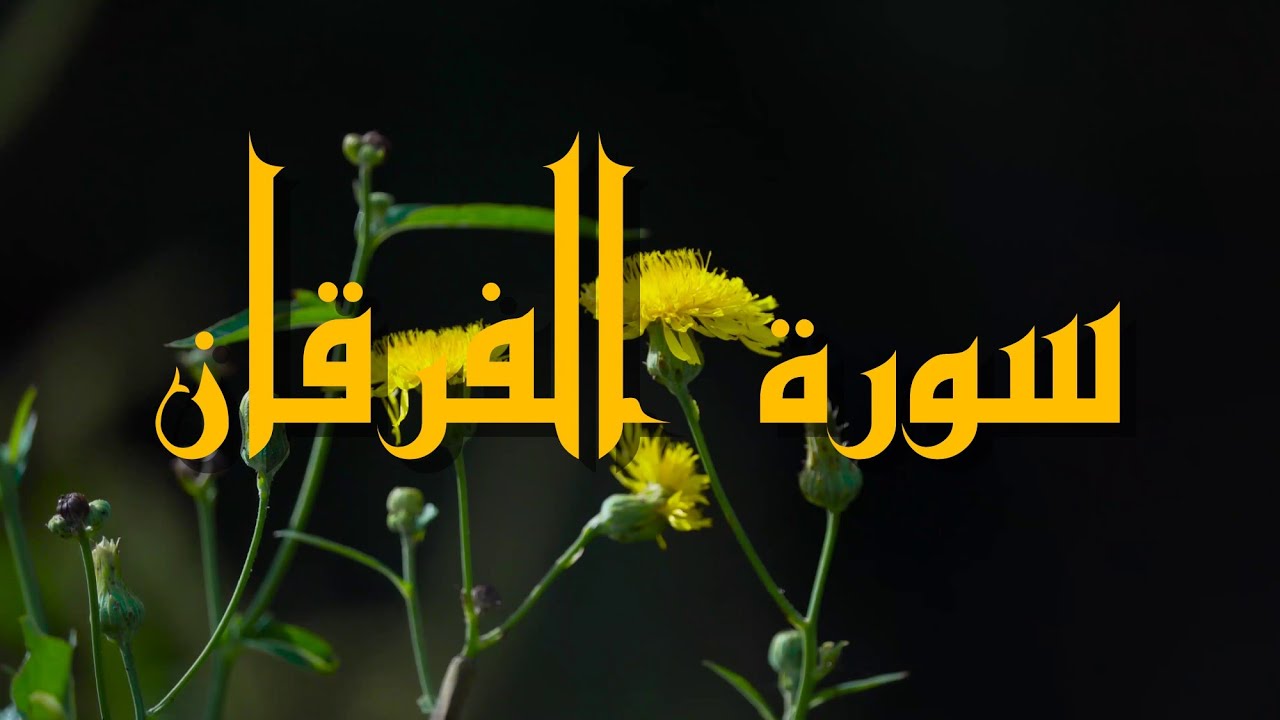 سورة الفرقان بصوت القارئ هشام الهزاز   Surat Al Furqan with the voice of the reciter Hisham Al Hazaz
