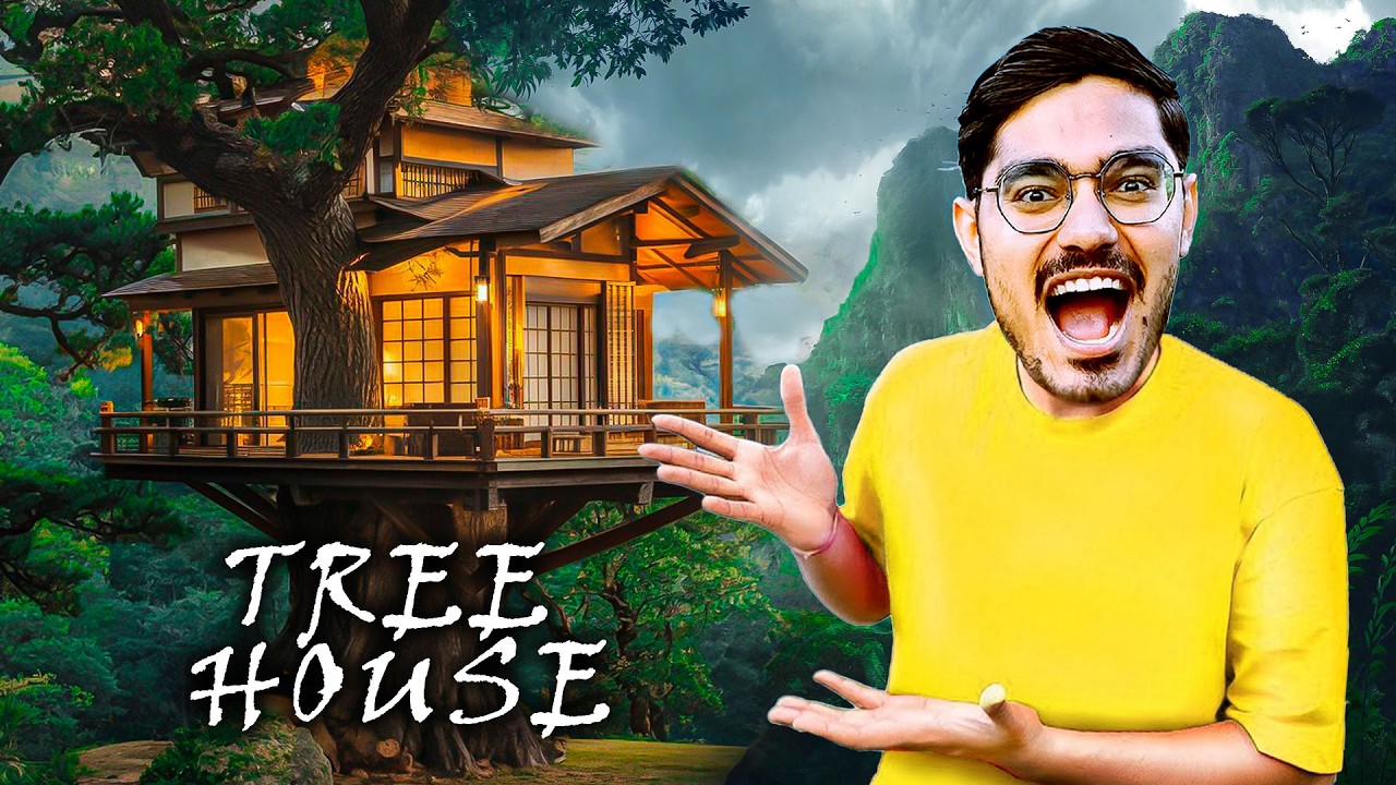 We Made a Real Tree House😱   हमने पेड़ पे बना दिया शानदार घर   Part 1