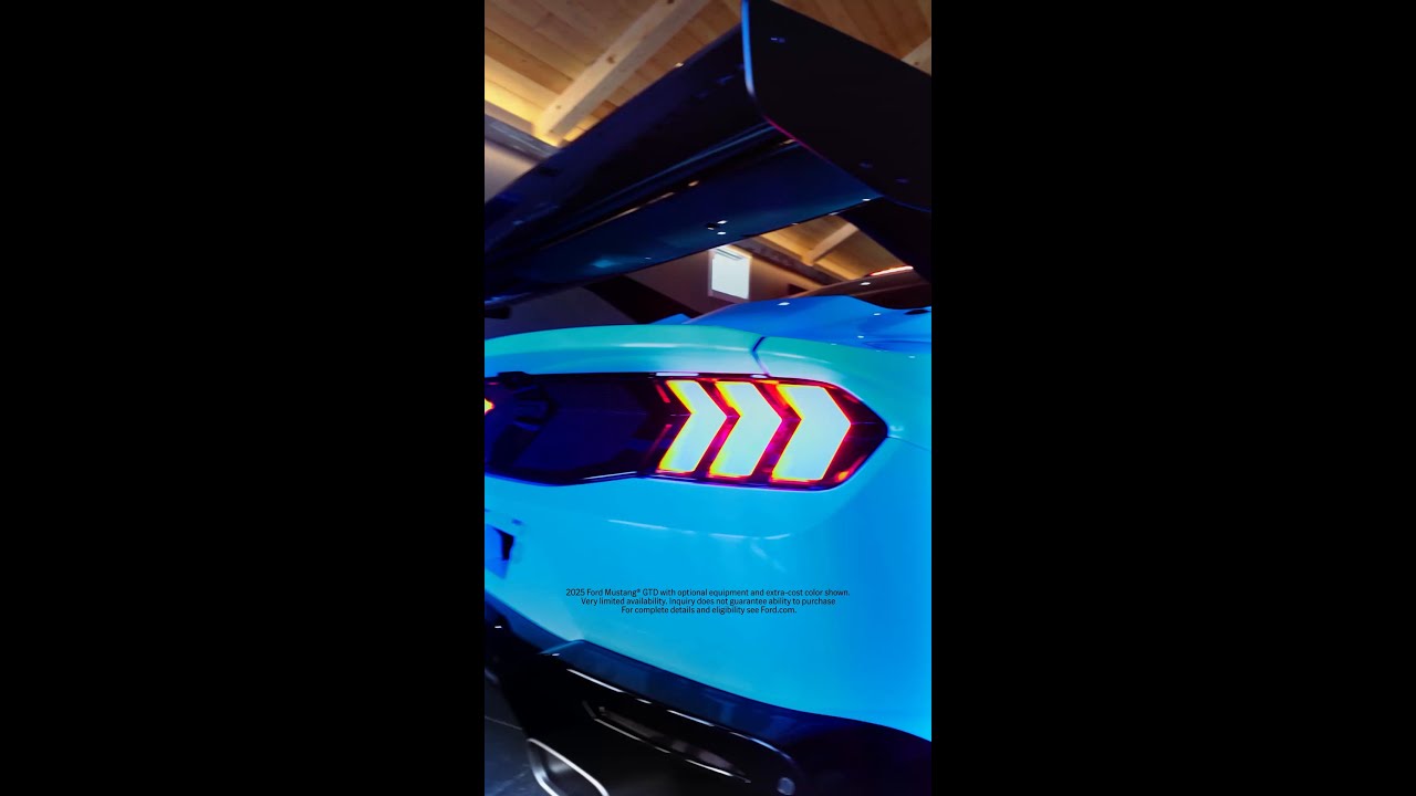 A Ford Mustang® GTD sound check.