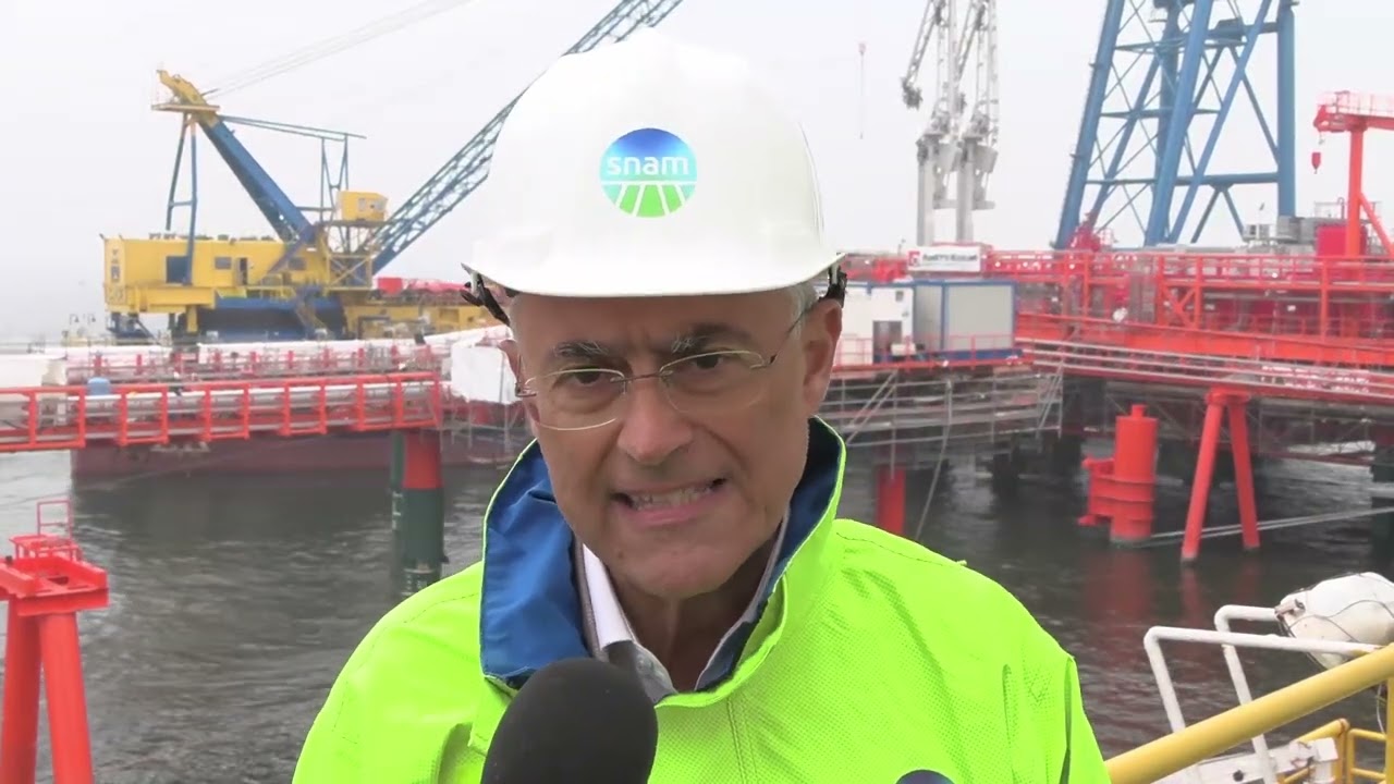 RAVENNA: Terminata la piattaforma per la nave rigassificatrice