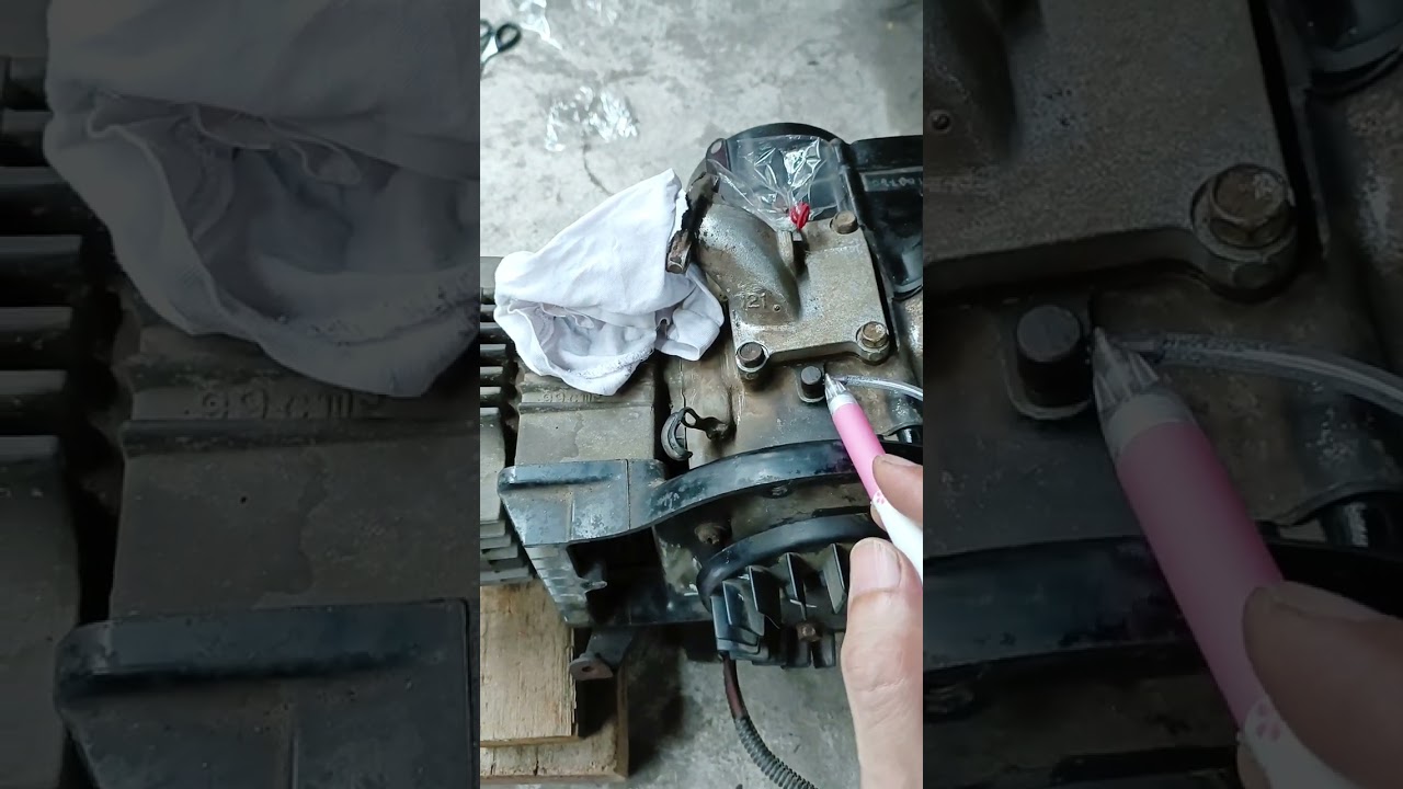 Hubungan membran dengan nepel oli samping dua tak suzuki Tornado