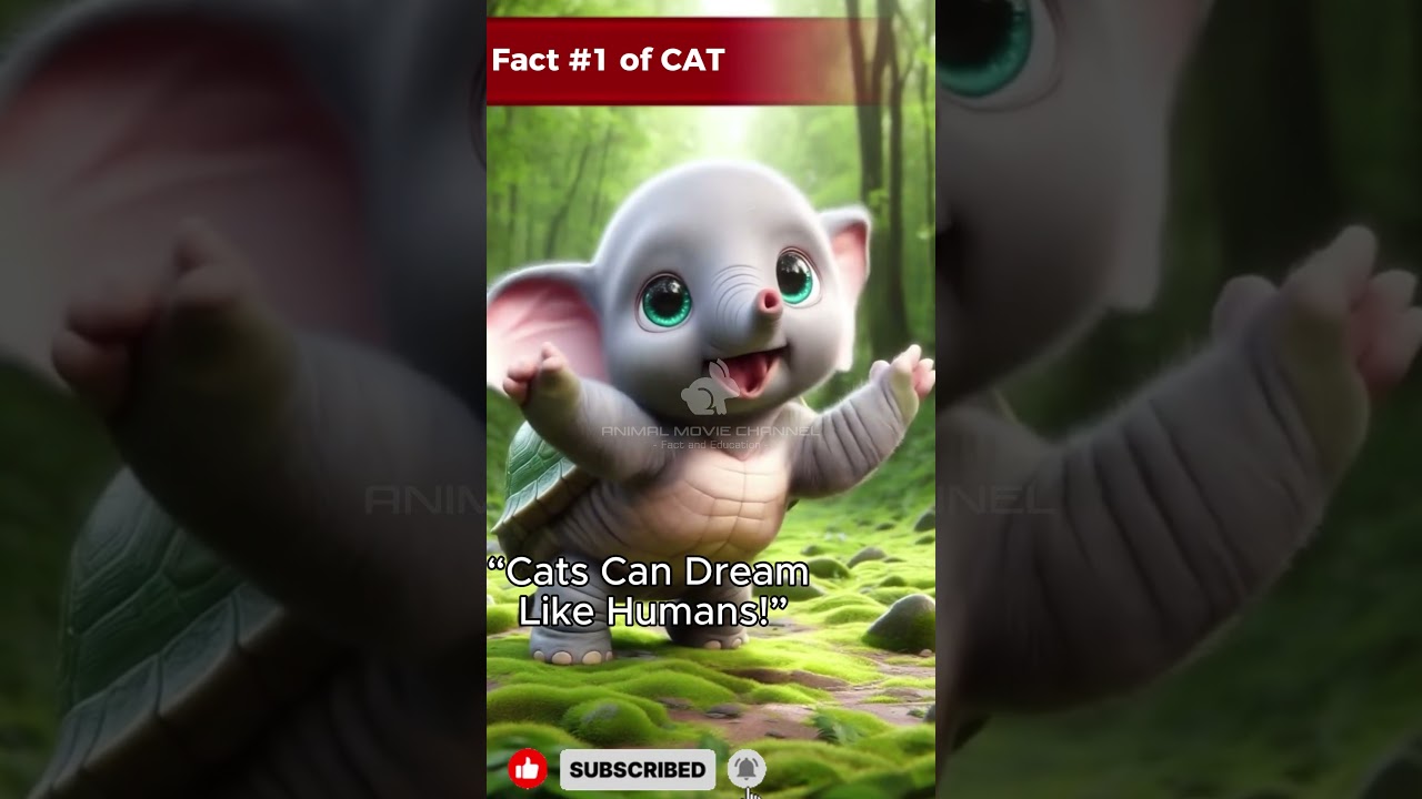 Animal Movie Short WOWW !!! Fact #1 Cats Can Dream Like Humans! 