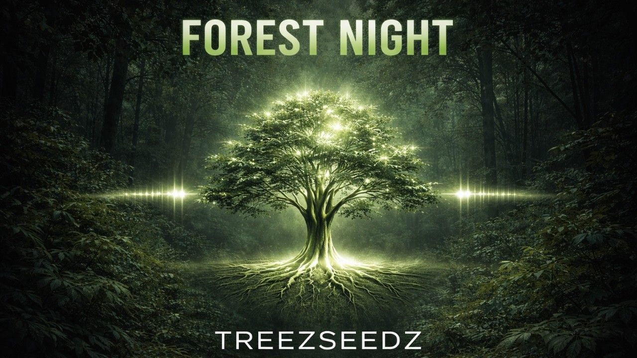 1 Hour Forest Night 🌲 Calm Nature Sleep Sounds for Insomnia & Deep Relaxation