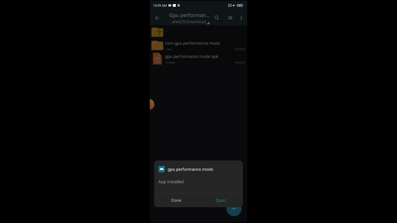Gpu performance mode🔥 - No Root | 100% Work (tested)