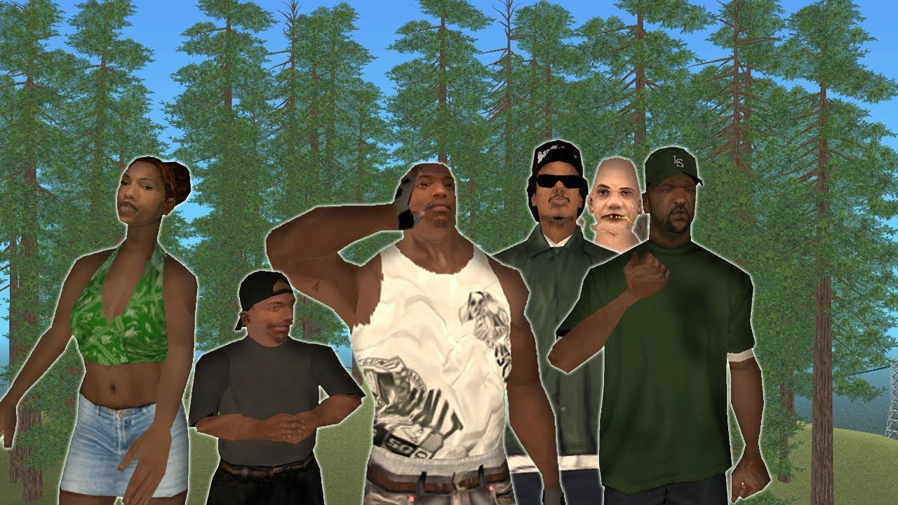 CJ y sus Amigos se Pierden en el Bosque - GTA San Andreas Loquendo