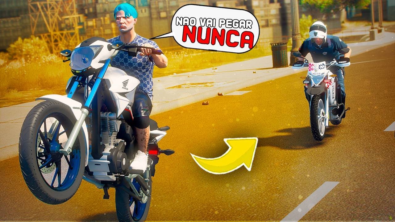 GTA V - VIDA REAL | FUI TESTAR MINHA TITAN 2022 E A POLICIA VEIO ATRAS #273