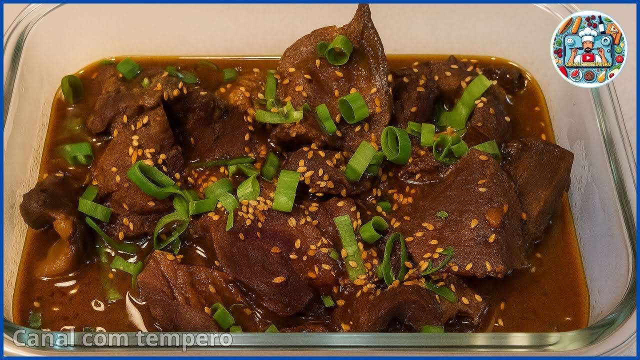 CORAÇÃO BOVINO AO MOLHO DE VINHO. RECEITA SURPREENDENTE  E CHEIA DE SABOR.