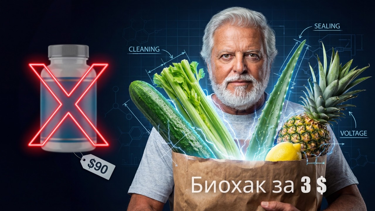 Ваш СУПЕРМАРКЕТ — это клиника биофизики: Протокол за $3 (Без добавок)