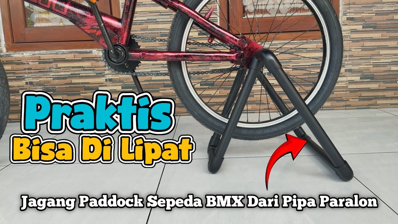 Standar / Jagang paddock sepeda bmx dari pipa paralon