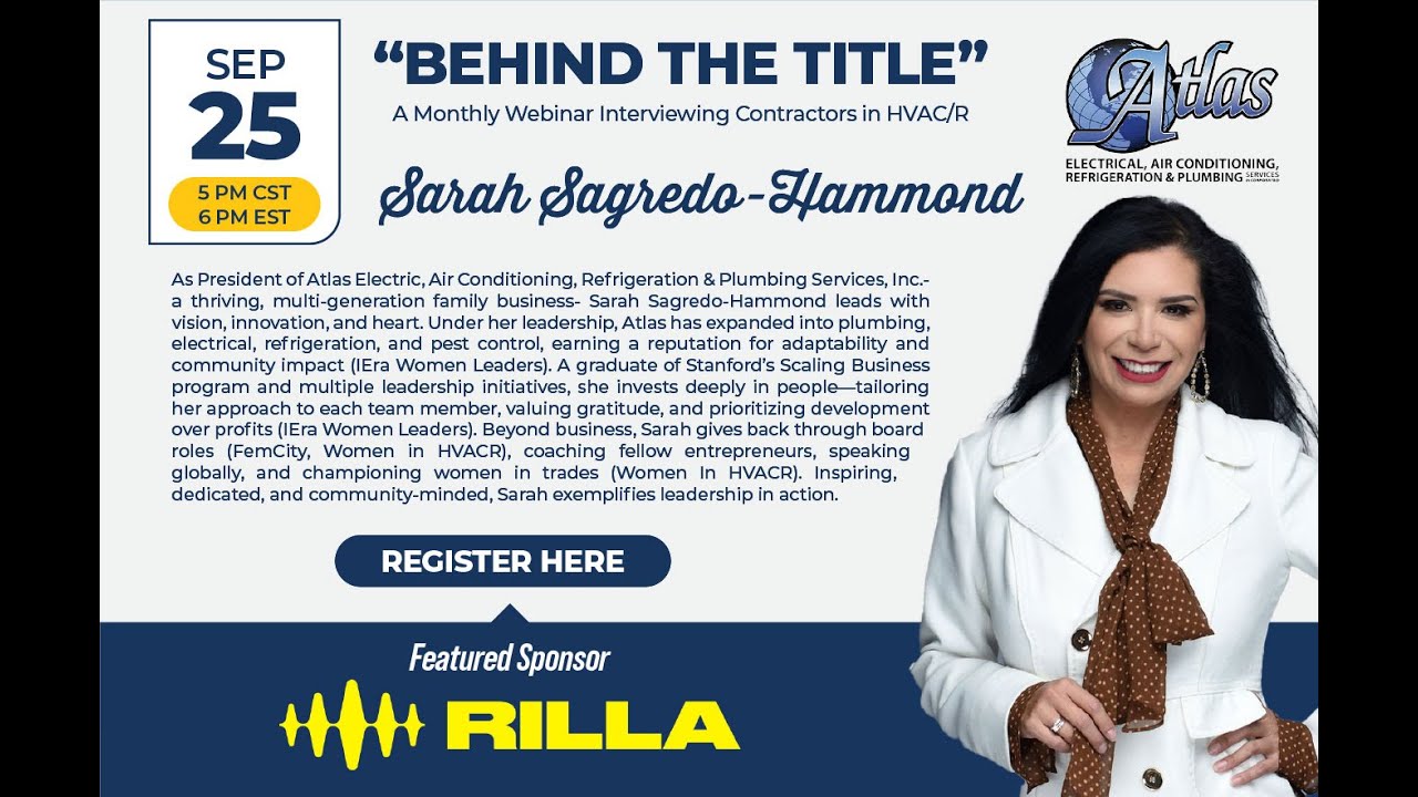 Behind The Title Sarah Sagredo Hammond!
