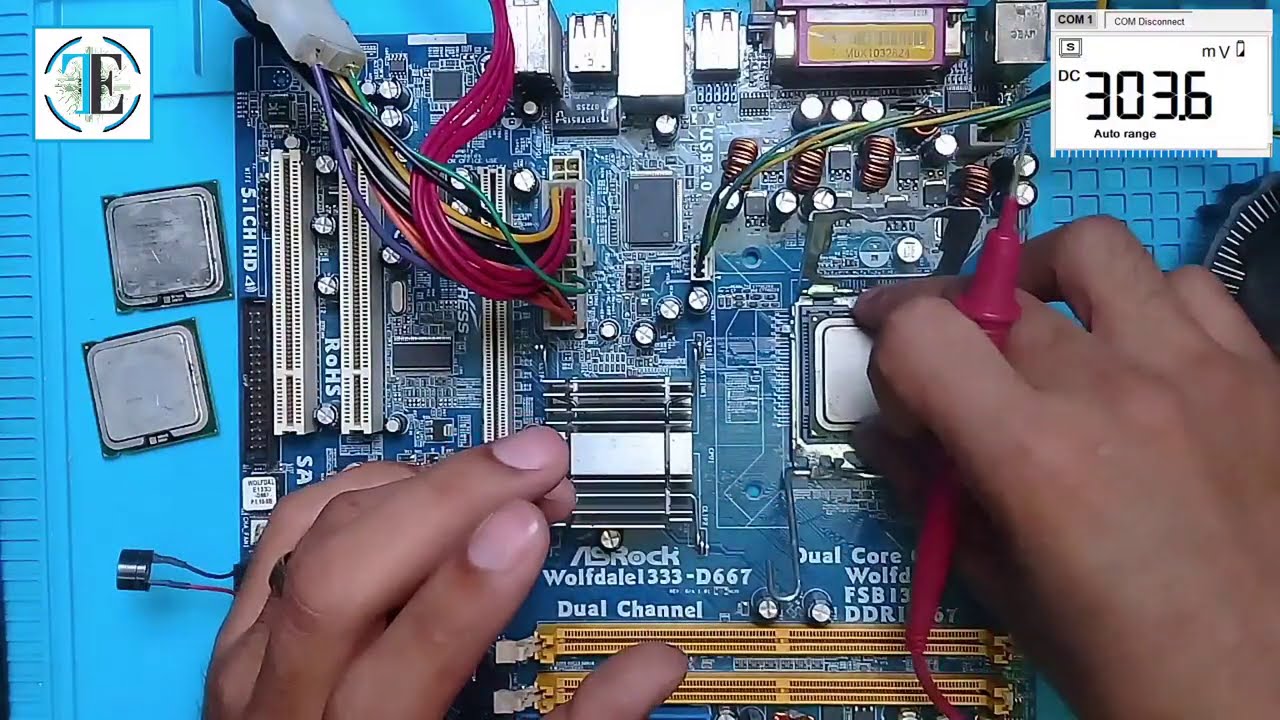 Tarjeta madre FSBI333 NO DA VIDEO, PCH NO SE ALIMENTA, PROCESADOR CALIENTA; TARJETA SIN VIDEO