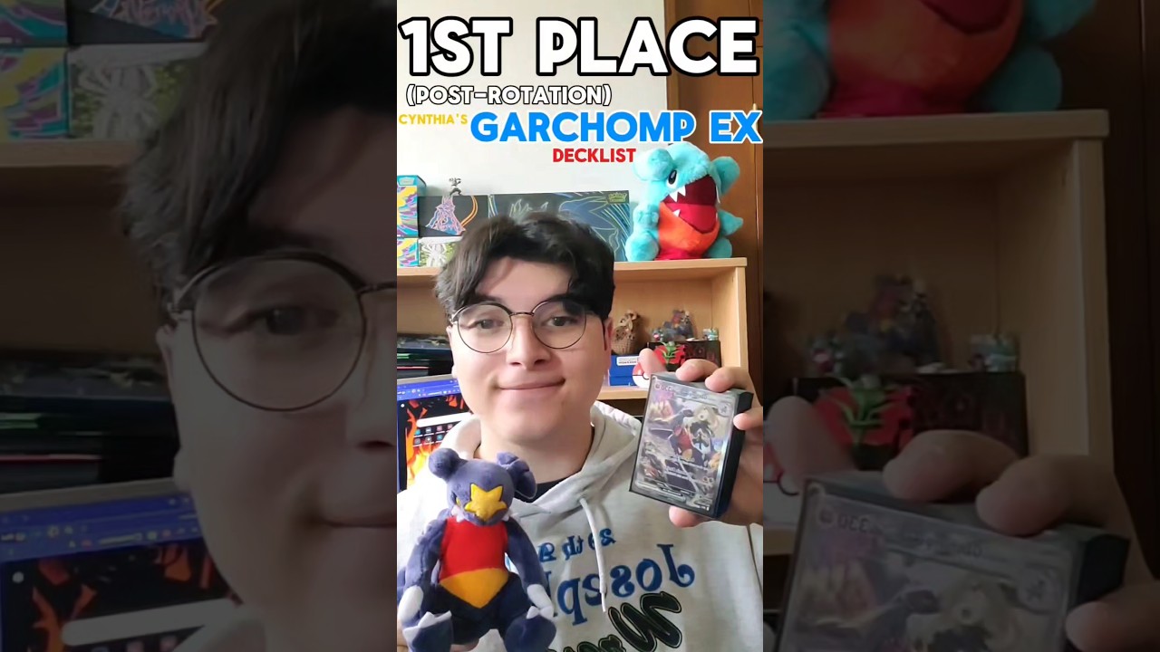 1st Place POST-ROTATION Cynthia's Garchomp ex Decklist #pokemon #pokemontcg #pokemoncards #shorts