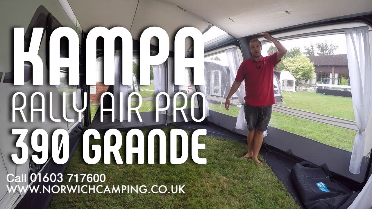 Kampa Rally Air Pro 390 Grande Awning 2018 Review