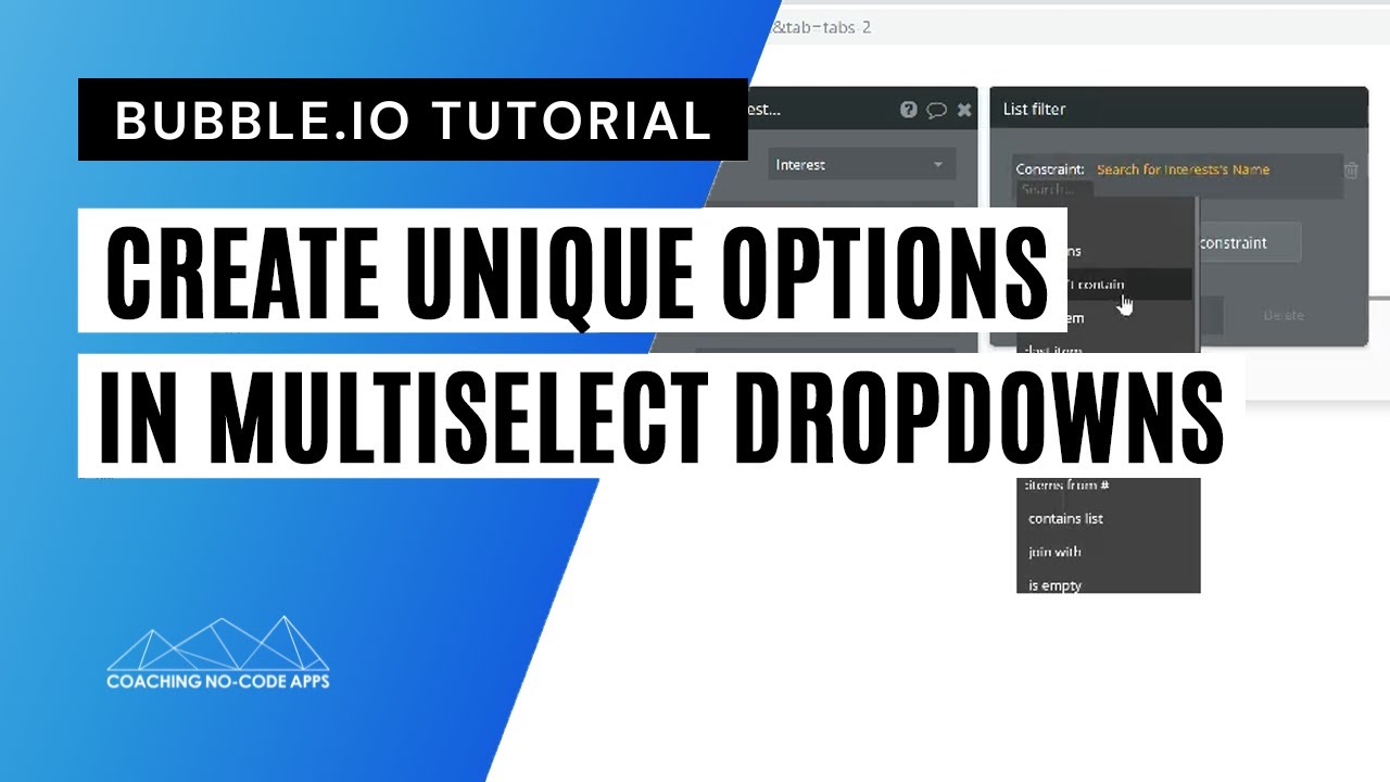 How to Let Users Create Their Own Options for Multiselect Dropdowns