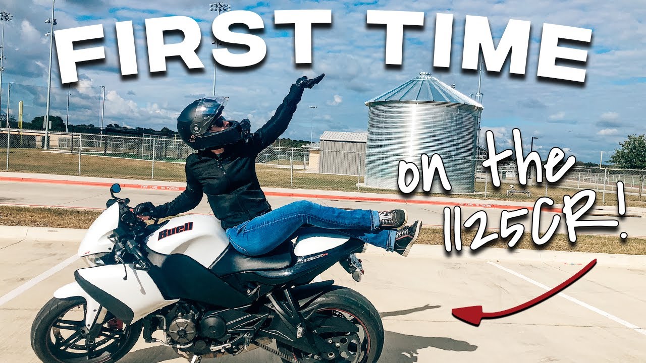 First time attempt at riding the Buell 1125CR!