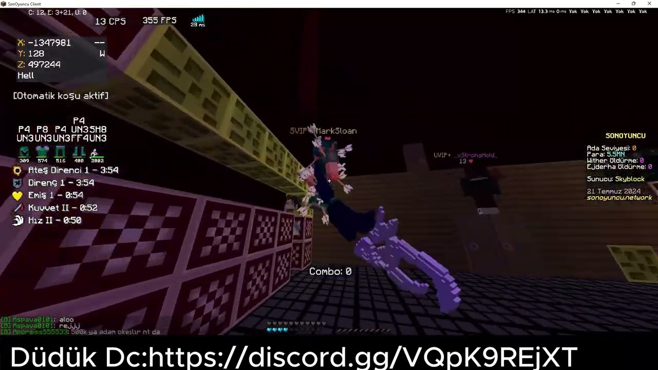 SonOyuncu SkyBlock Nether PvP #3