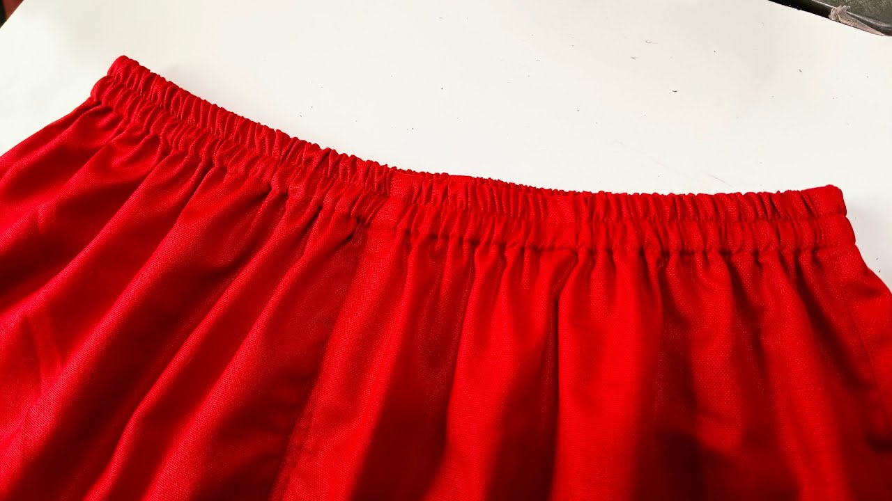 How To Attach Elastic In Plazzo // Plazzo Elastic Attach // Parvez Design