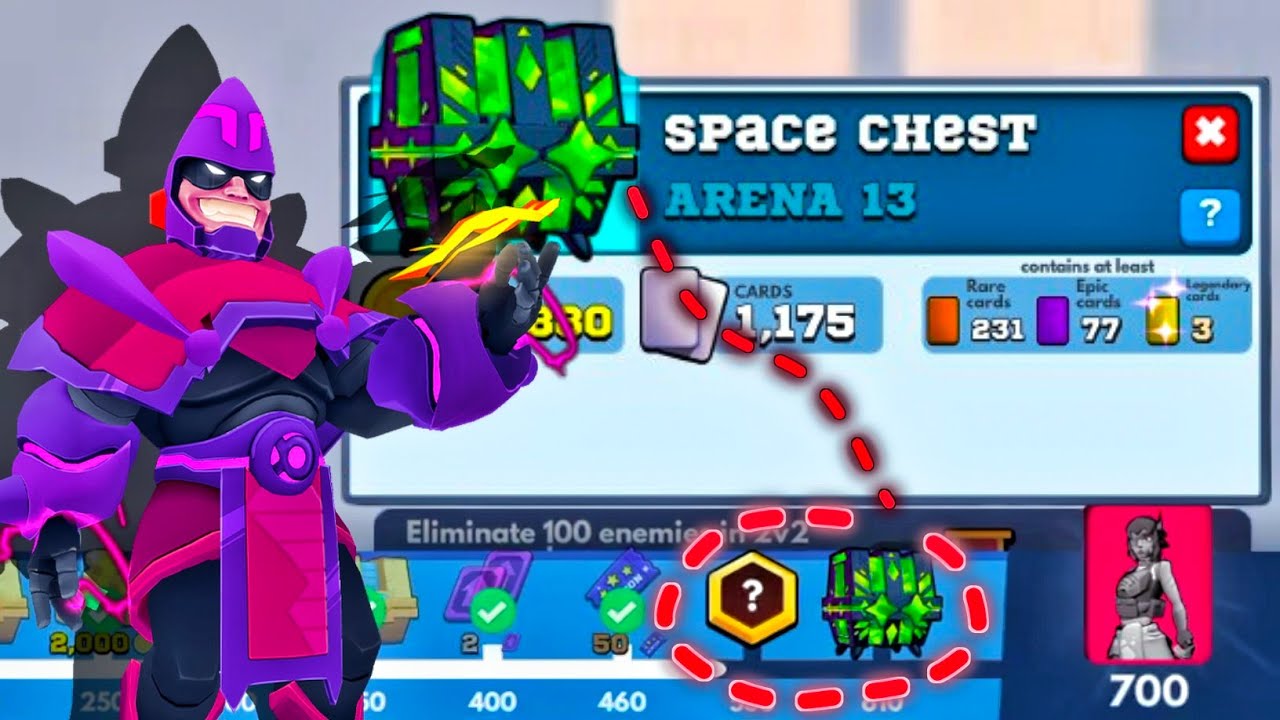 Free Space Chest Box Unlock in FRAG! 🎁🔥